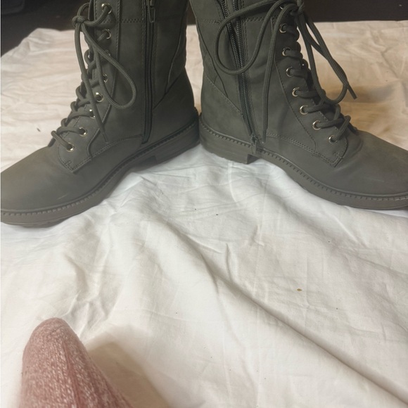 GBG Los Angeles Women's Olive Combat Boots 8.5‎ - Picture 6 of 16